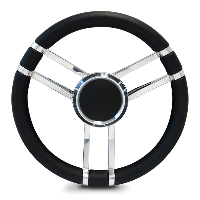 Steering Wheel Corerra Symmetrical Billet Aluminum Full Wrap