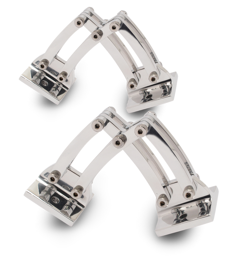 Small Scissor Hinges Billet Aluminum