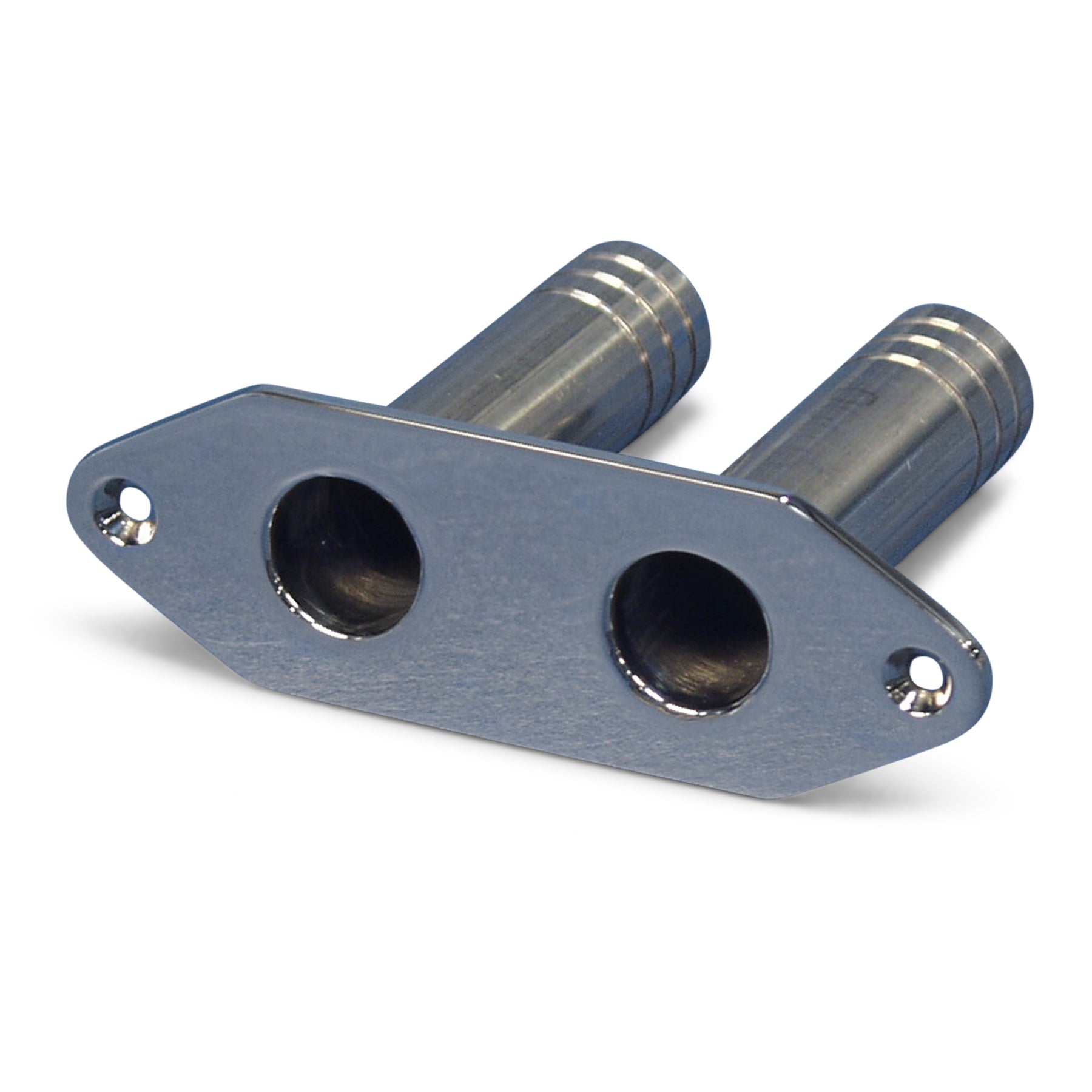 Dual Thru-hull Water Dump - 1" Slip on Hose