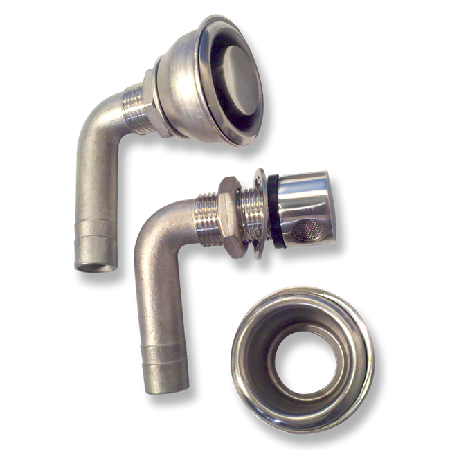 Stainless Steel Flush Mount Fuel Vents