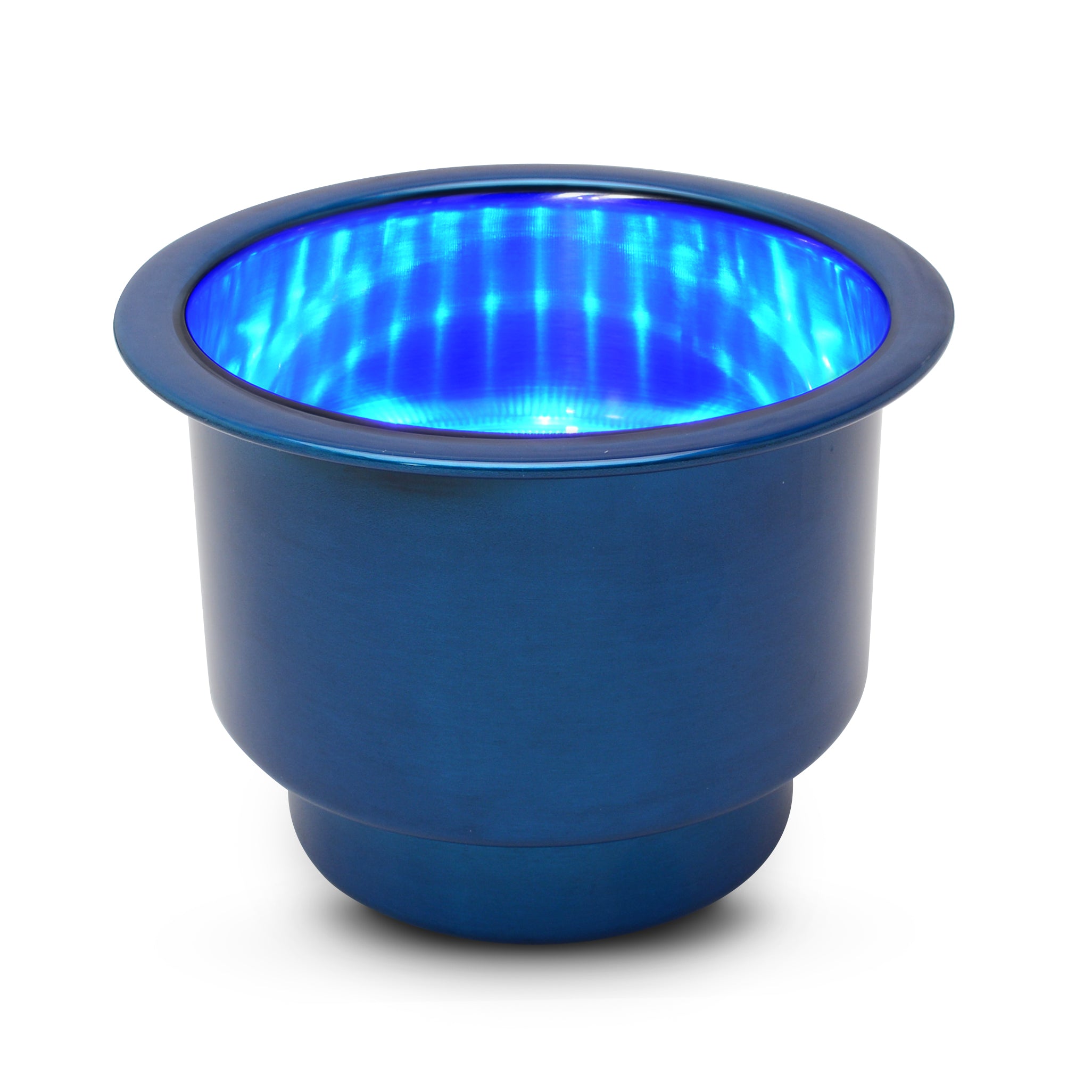 Cup Holders Stainless Steel Blue LED Light