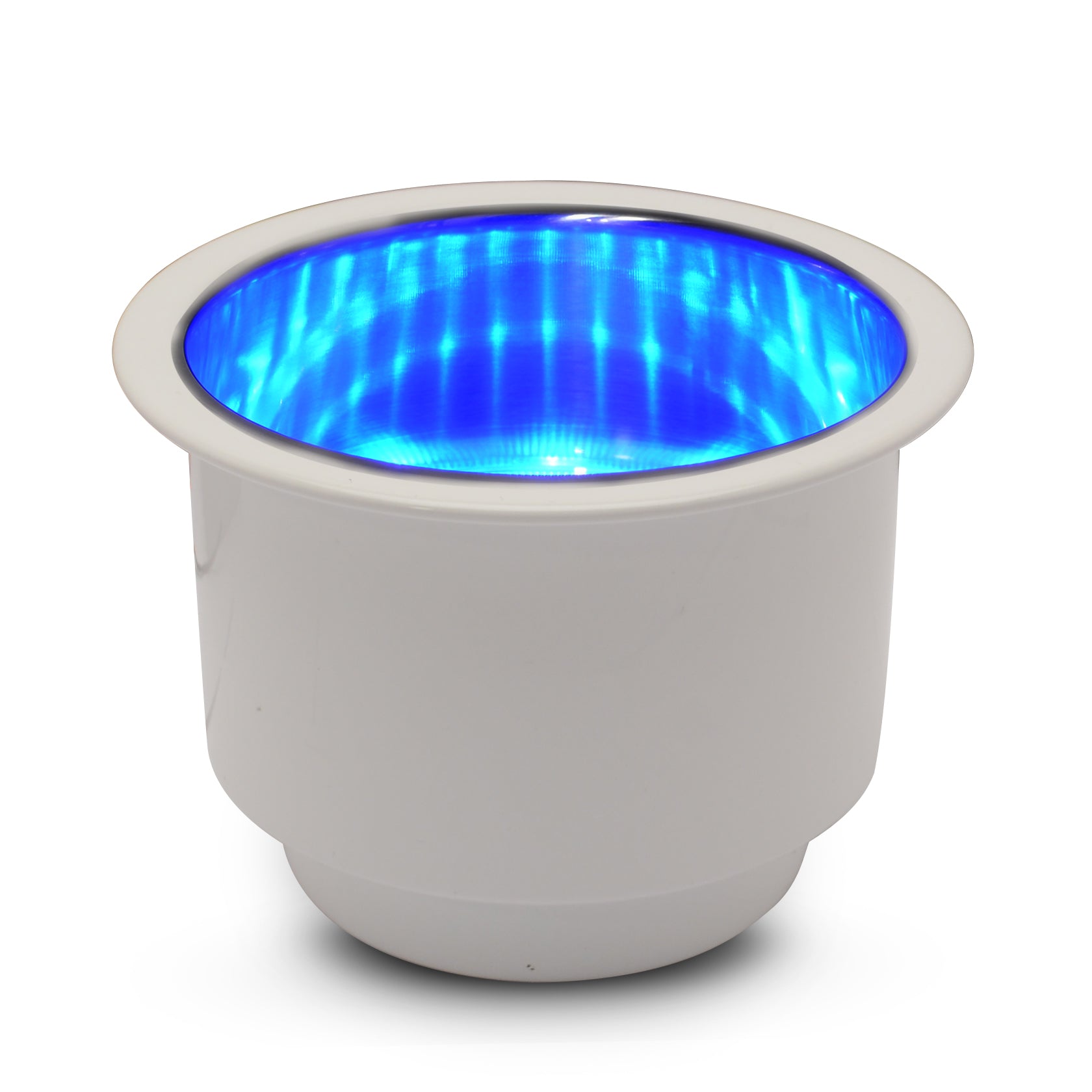 Cup Holders Stainless Steel Blue LED Light