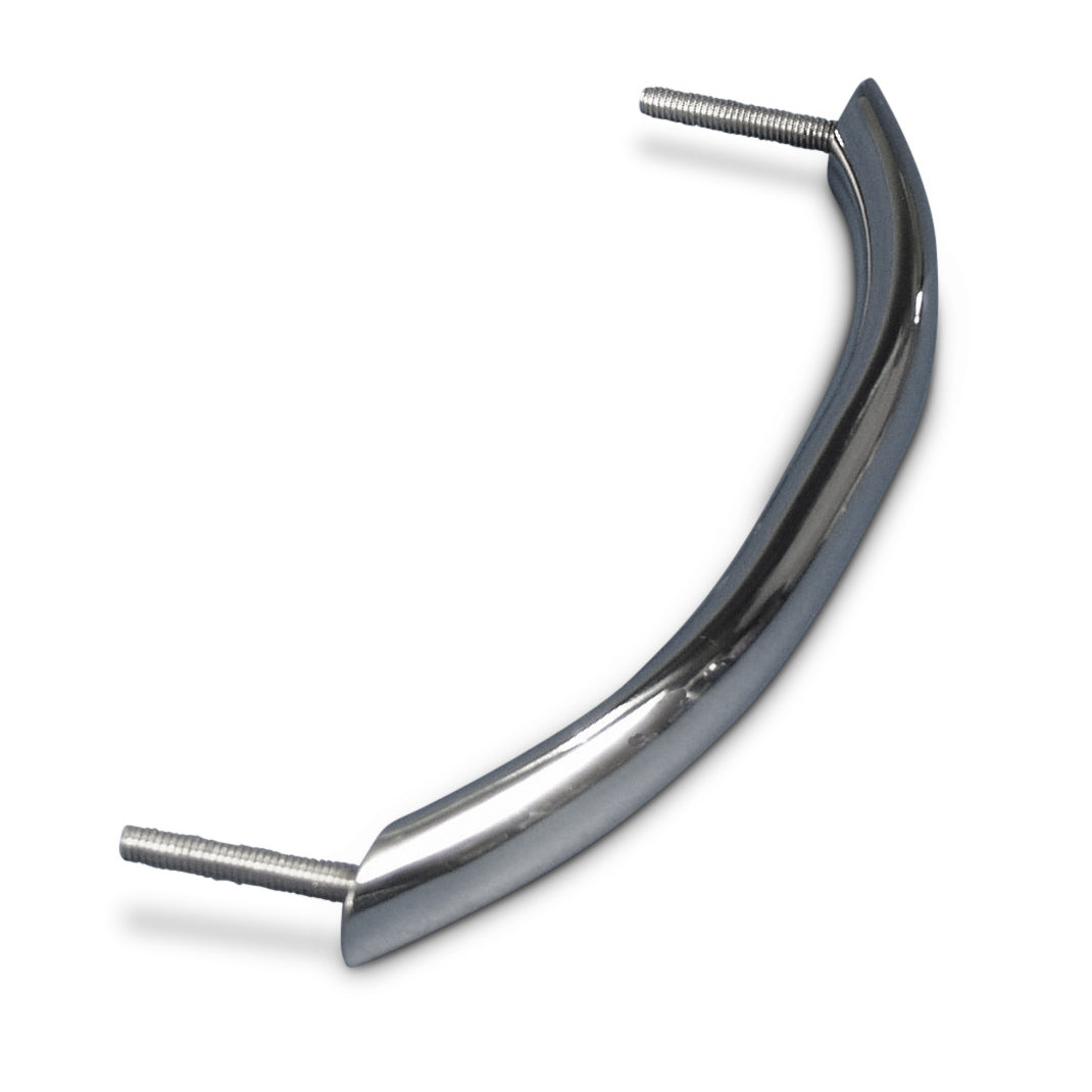 Grab Handle Stainless Steel Oval Tube - 12" Polished Finish