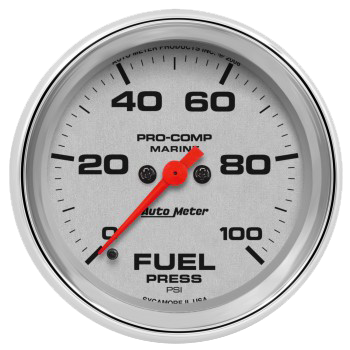 Fuel Pressure 100 PSI 2 - 5 / 8" Platinum