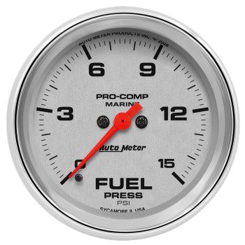 Fuel Pressure 15 PSI 2 - 5 / 8" Platinum