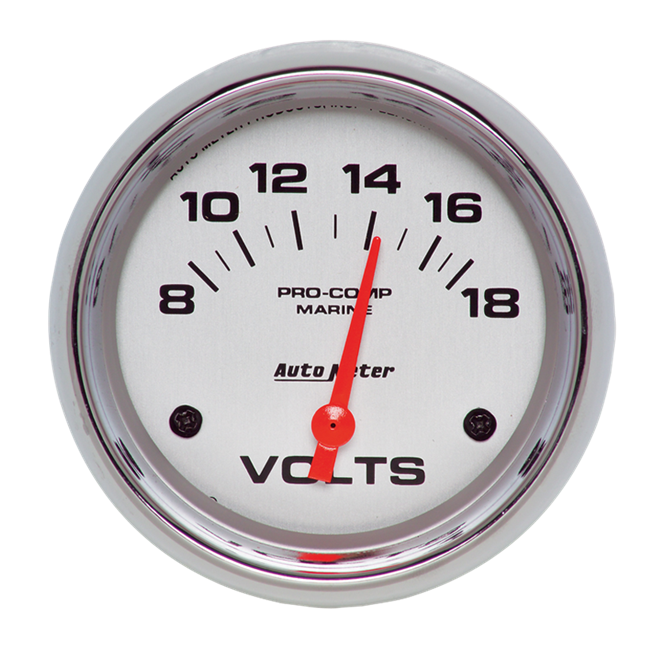 Voltmeter 2 - 5 / 8" Platinum