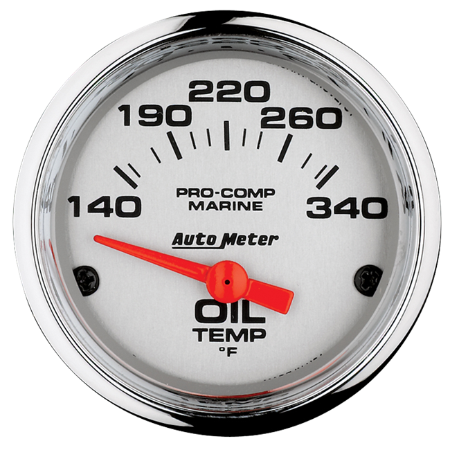 Oil Temp 2 - 1 / 16" Platinum