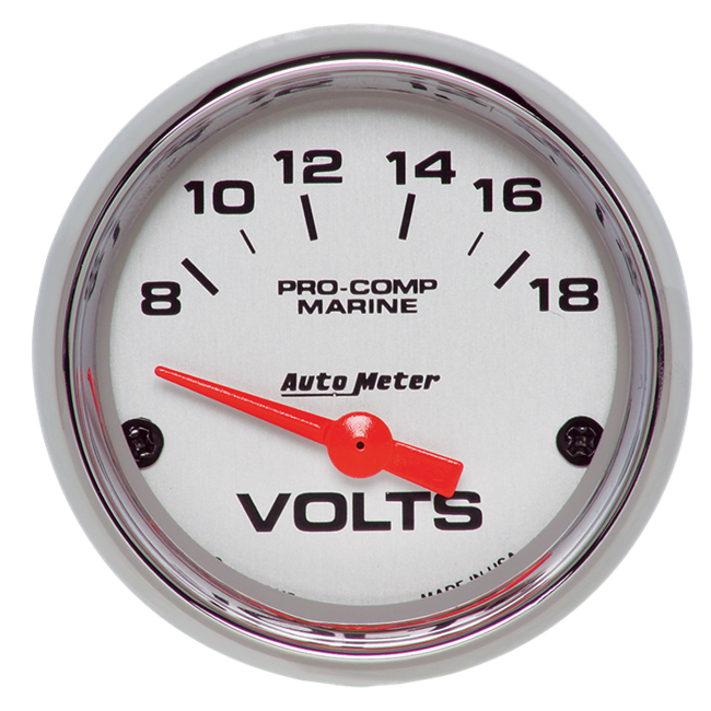 Voltmeter 2 - 1 / 16" Platinum