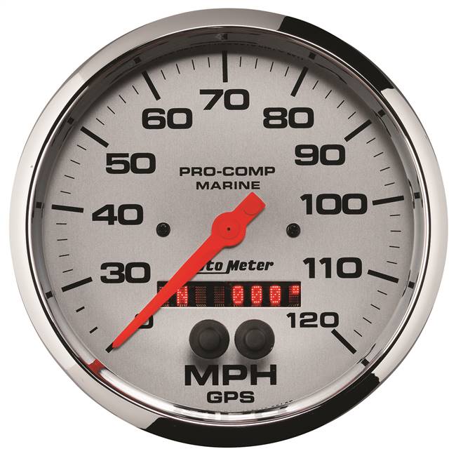 GPS HP Speedometer with Display 120 MPH 5" Platinum