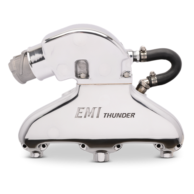 EMI Thunder Exhaust System - SB Chevy with Standard Aluminum Risers