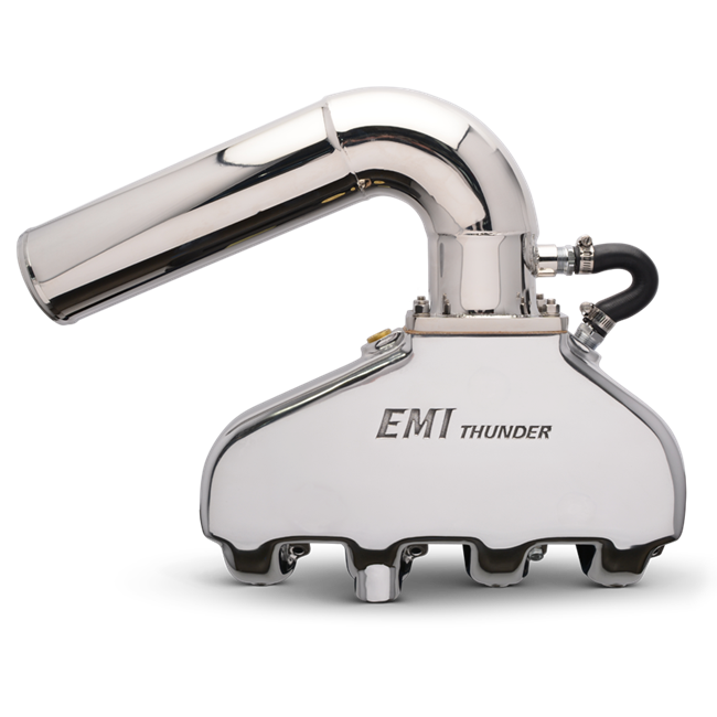 EMI Thunder Exhaust System - BB Chevy +3" Taller Risers