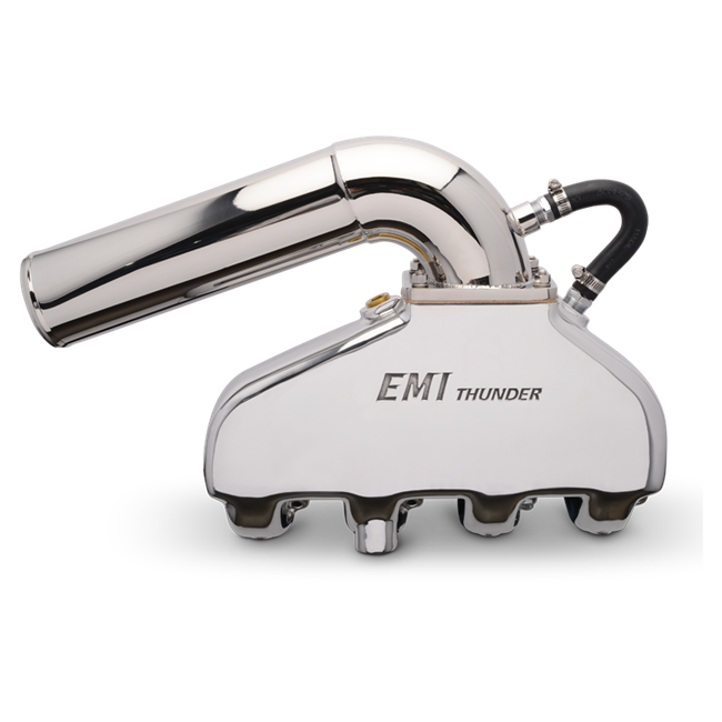 EMI Thunder Exhaust System - Merc 496 Mag / Ho with SS Hi Perf Risers