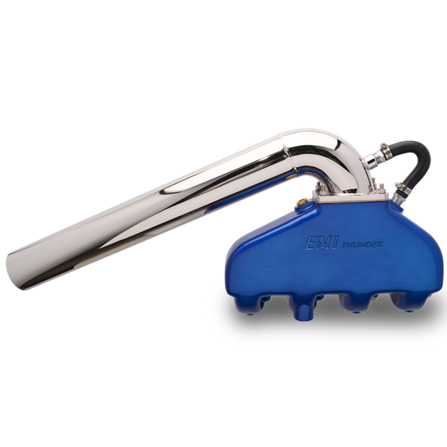 EMI Thunder Exhaust System - 496 Chevy with SS Hi Performance Dry Pipe