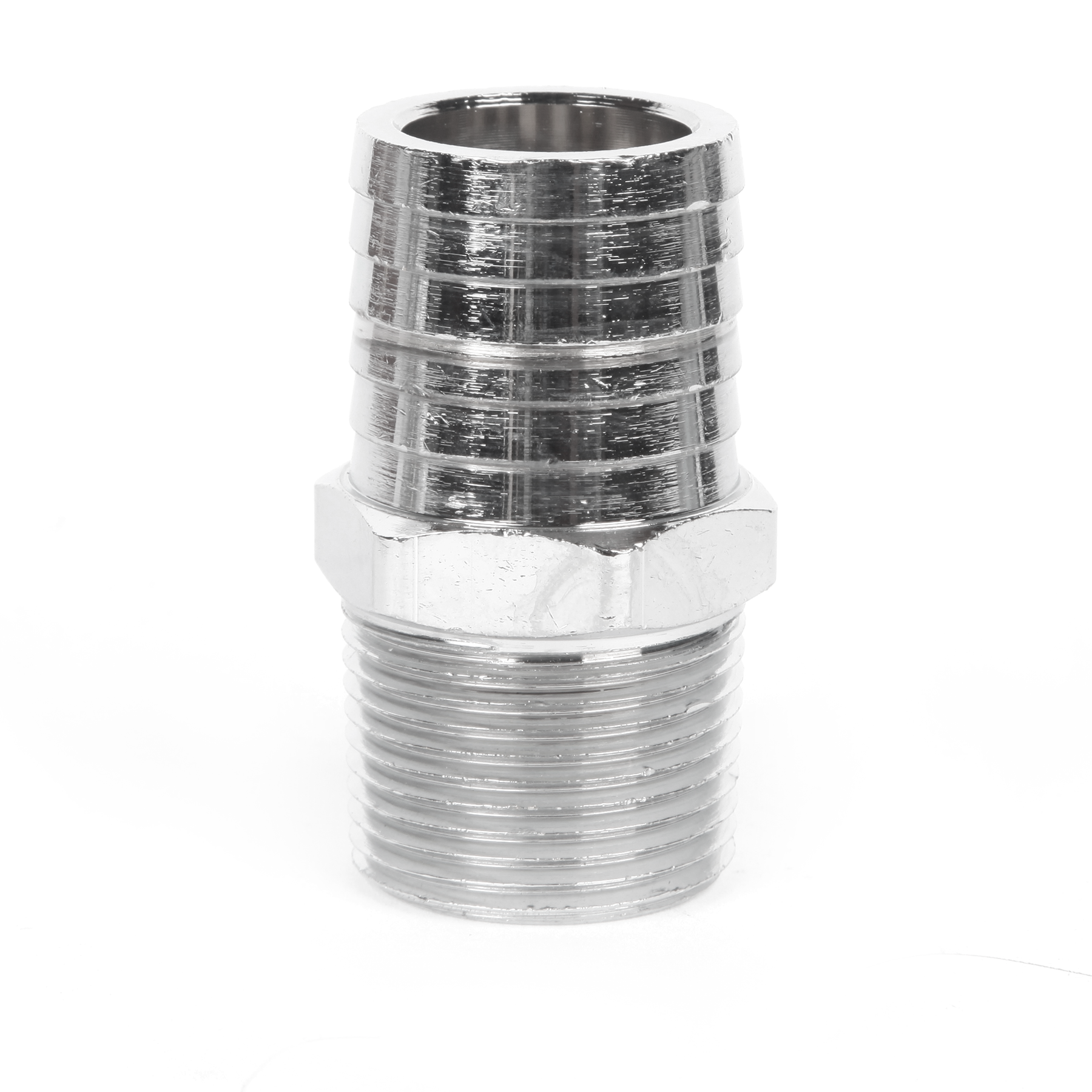 Chrome Brass Fitting 1" NPT 1 1/4" Hose
