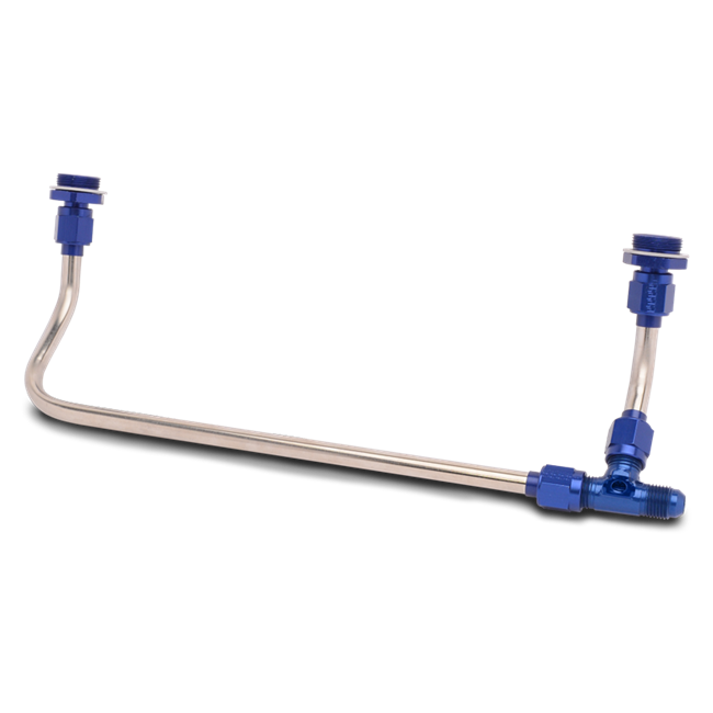 Carb Line Standard Long - 6 Inlet & Gauge Tee