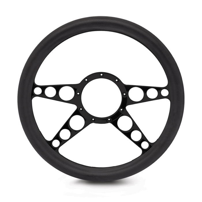 Steering Wheel 4 Spoke Racer Billet Aluminum