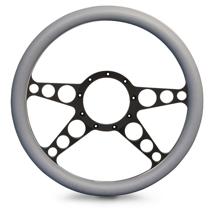 Steering Wheel 4 Spoke Racer Billet Aluminum