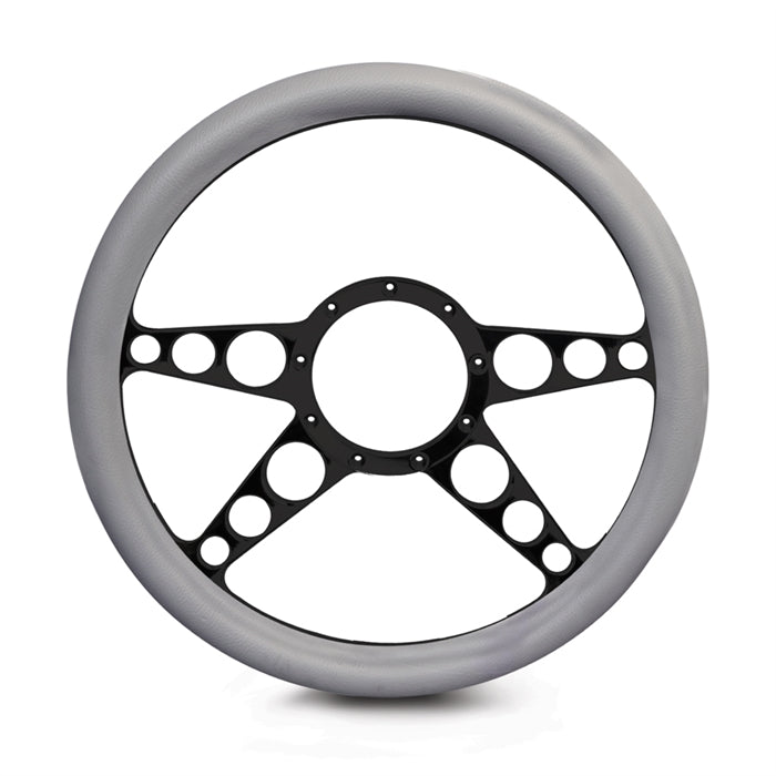 Steering Wheel 4 Spoke Racer Billet Aluminum