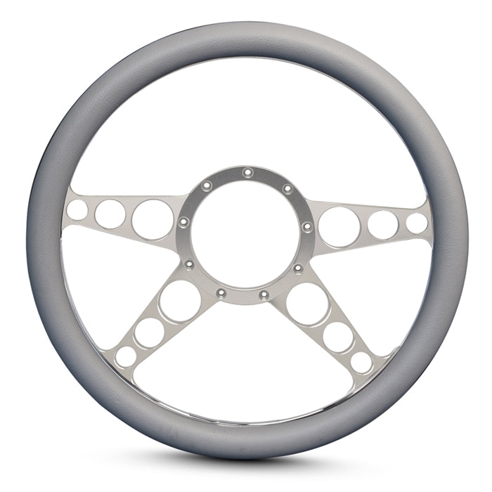 Steering Wheel 4 Spoke Racer Billet Aluminum