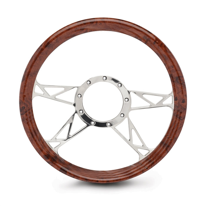 Steering Wheel 4 Spoke Kinetic Billet Aluminum