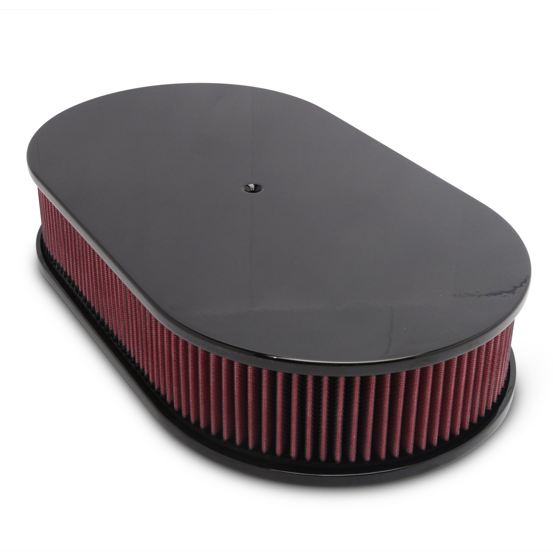 Billet Aluminum Oval Air Cleaner Smooth Dominator Carb