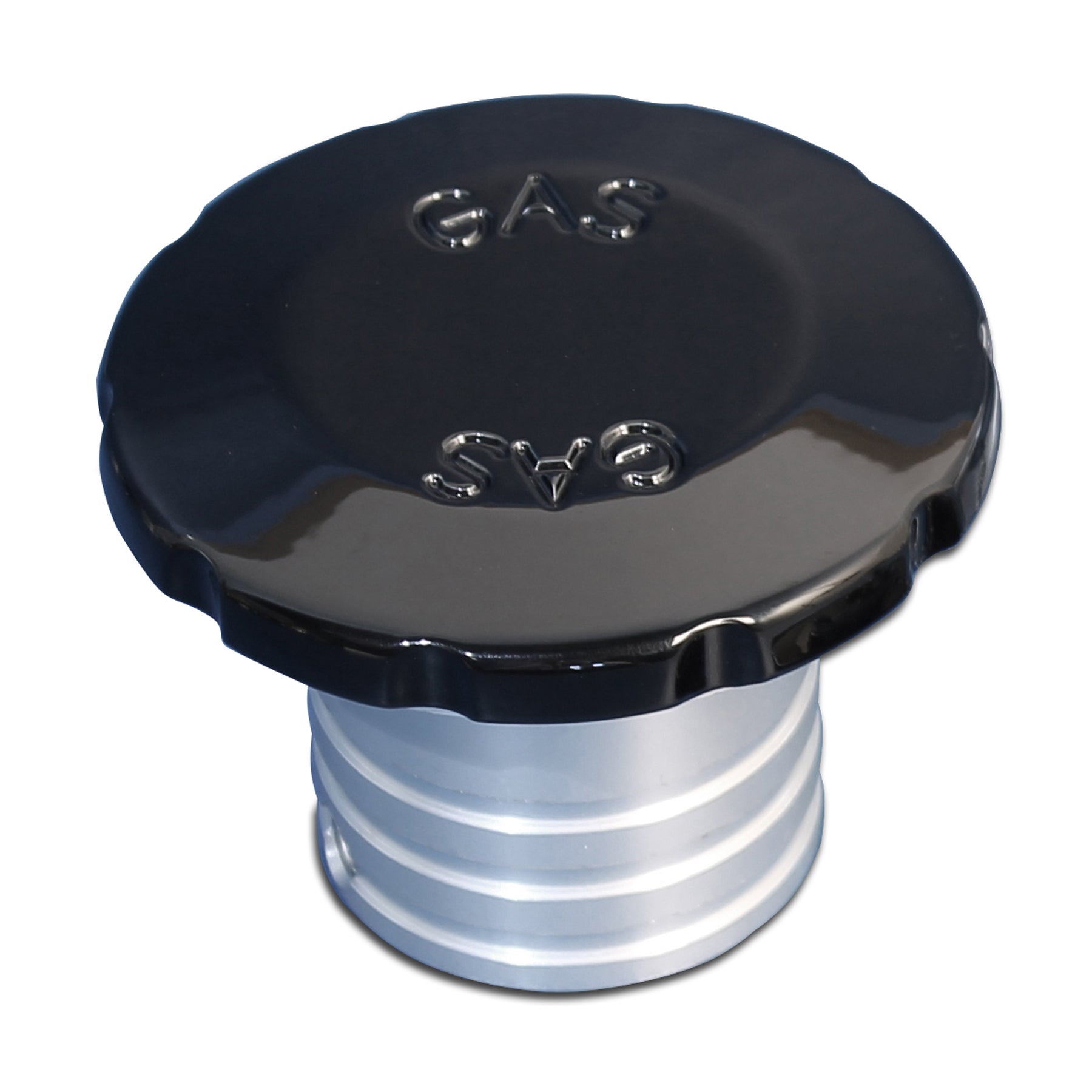 Billet Aluminum Flush Mount Deck Gas Fill - Vented 1 - 1/2" Hose