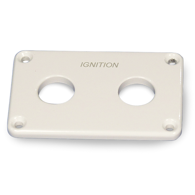 Switch Panel - Provisions for Two Ignition Switches