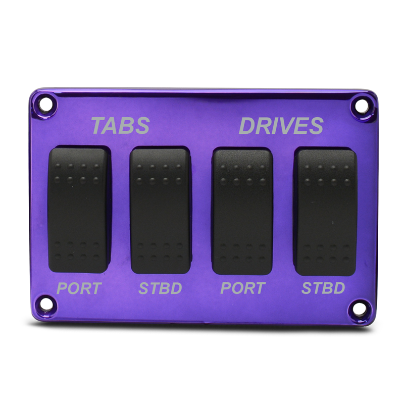 Switch Panel - Four Carling Switches