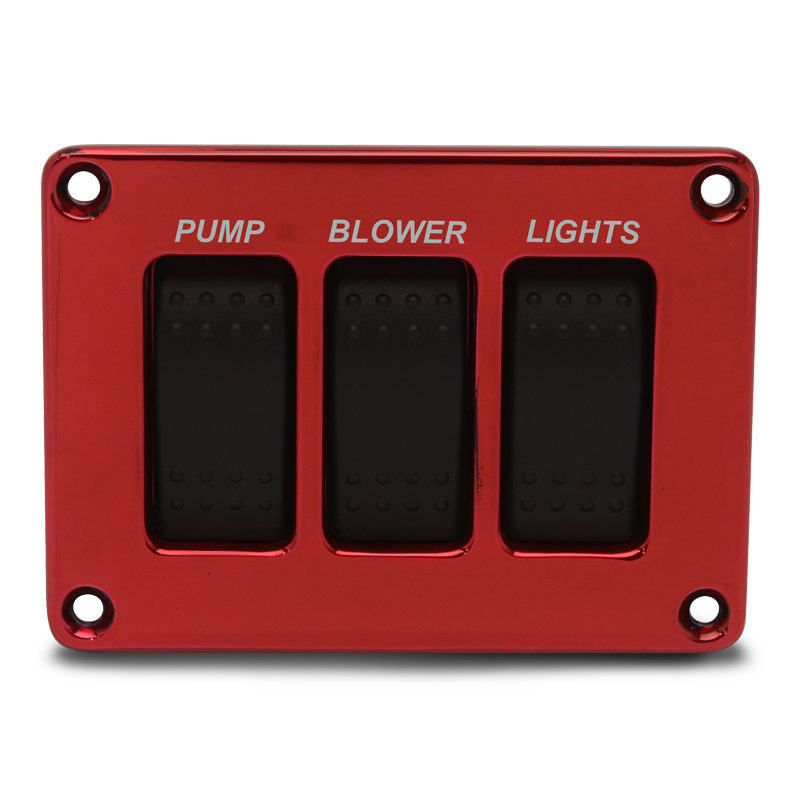 Recessed Switch Panel - Three Switches