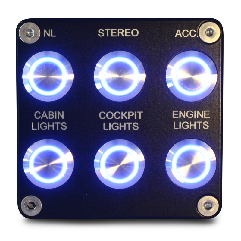 Switch Panel - 6 Round Panel
