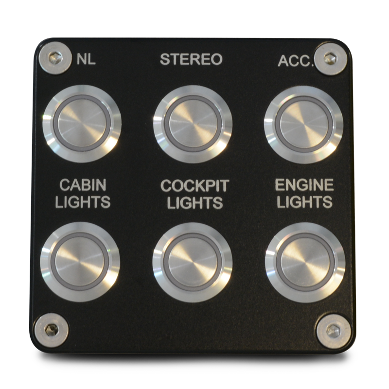 Switch Panel - 6 Round Panel