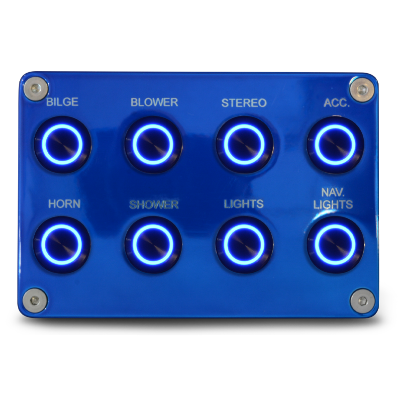 Switch Panel - Eight Round Panel