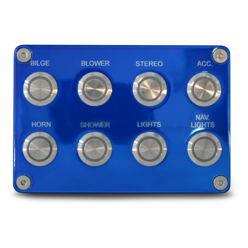 Switch Panel - Eight Round Panel