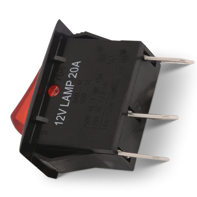 Rocker Switch Single Pole, Single Throw On-Off