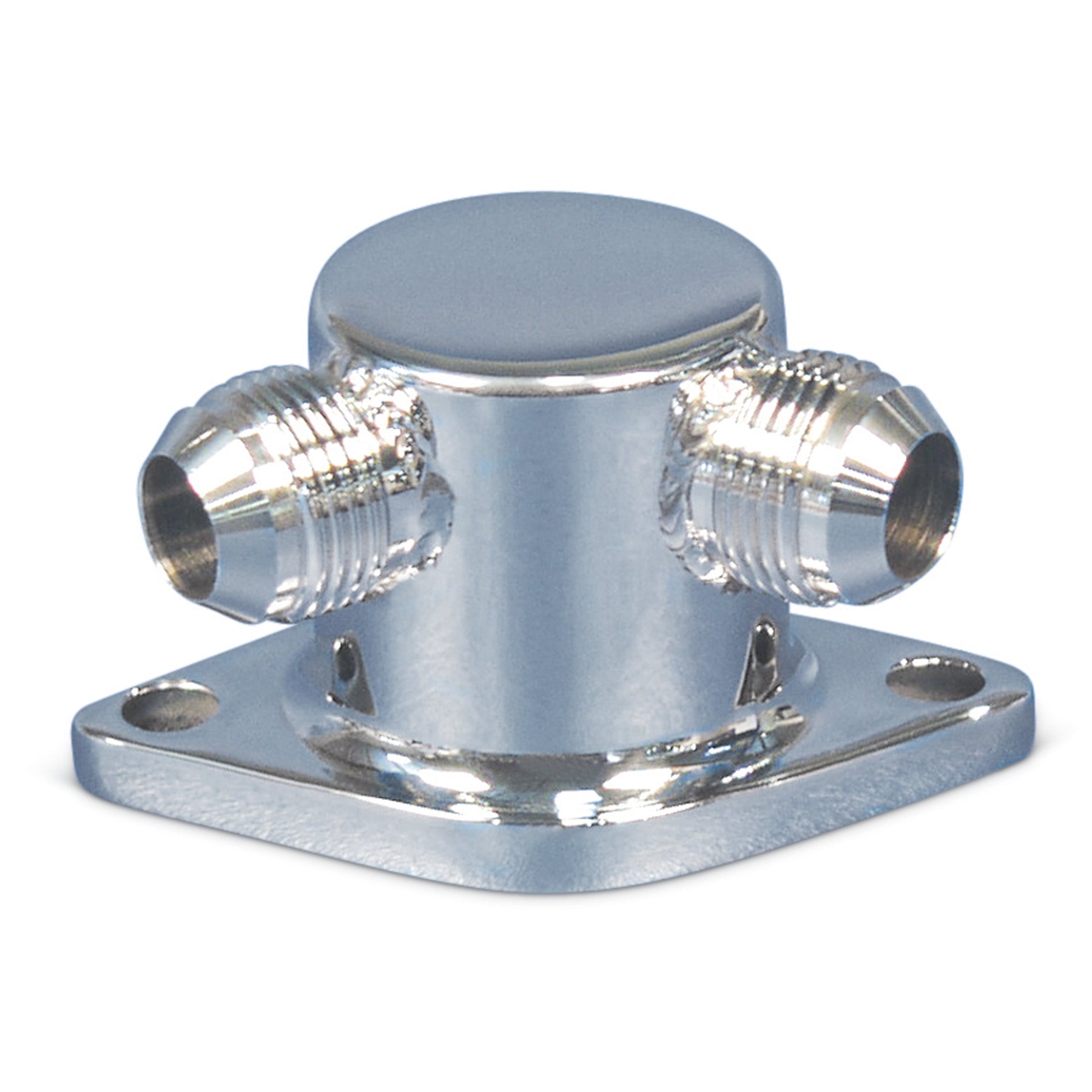 Water Outlet - SS Chevy - 10 AN