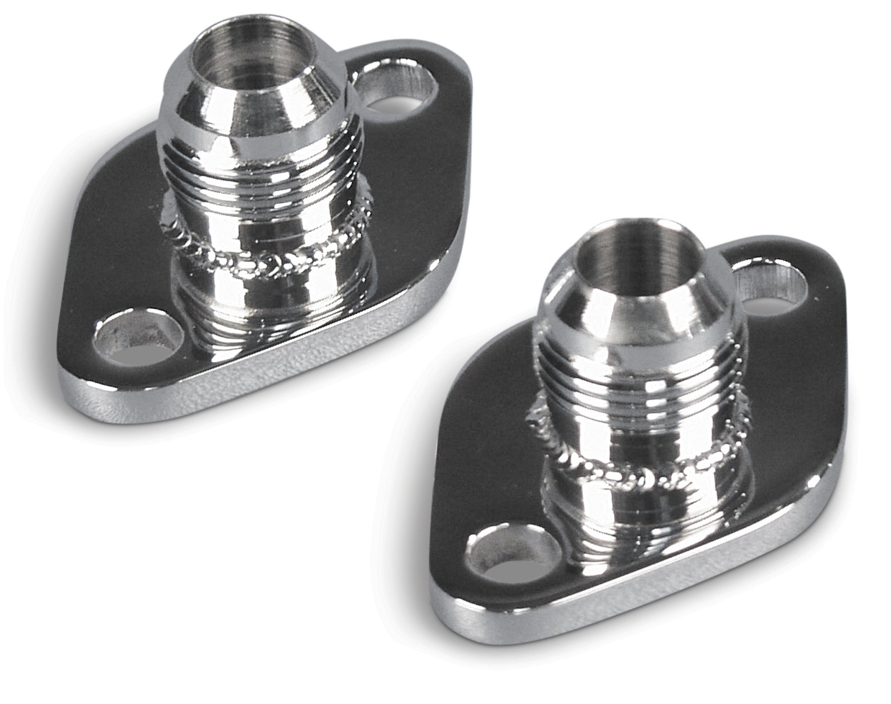 Inlet Plates - SS BB Chevy - 8 AN