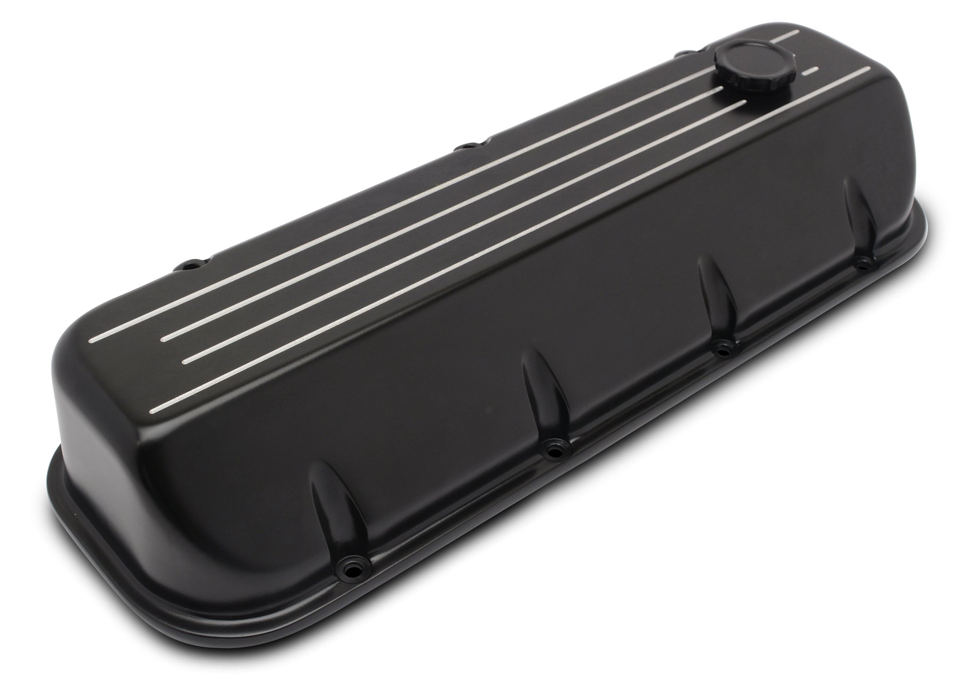 Valve Covers BB Chevy Angled Ball Milled