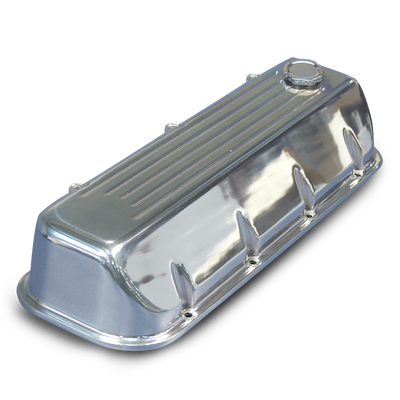Valve Covers BB Chevy Angled Ball Milled
