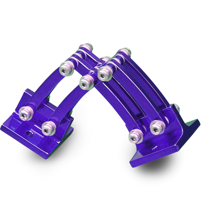 Small Scissor Hinges Billet Aluminum