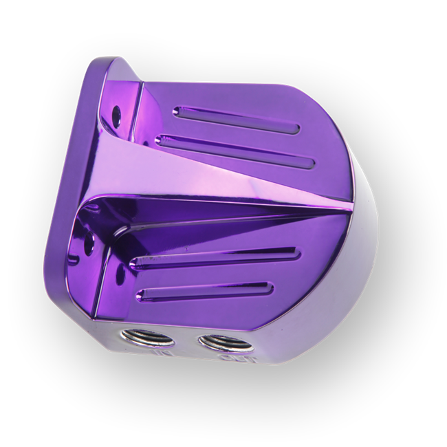 Billet Aluminum High Volume Fuel Filter / Water Separator Head