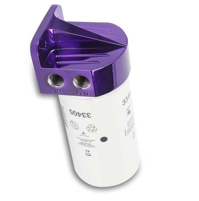 Billet Aluminum High Volume Fuel Filter / Water Separator Kit