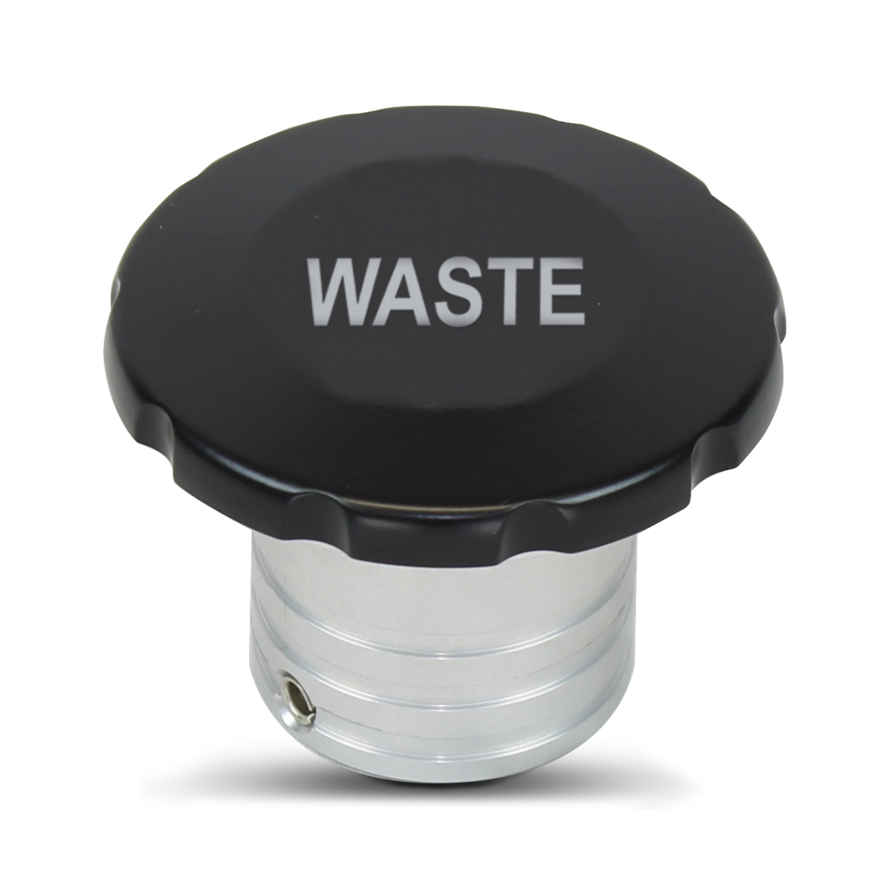 Billet Aluminum Flush Mount Waste Fill 2" Hose