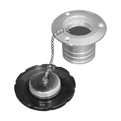 Billet Aluminum Flush Mount Deck Gas Fill - Non Vented 1 - 1/2" Hose