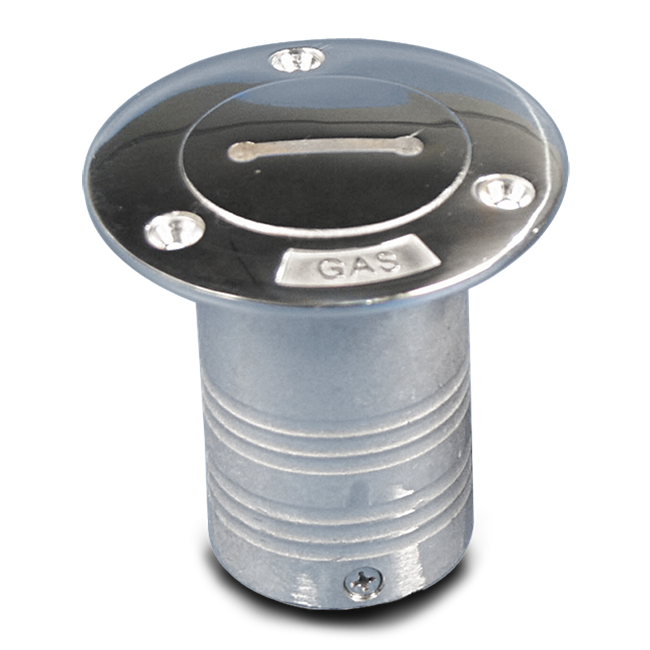Stainless Steel Flush Mount Fuel Fill - 2" Hose