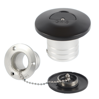 Flip Tab Stainless Steel Gas Fill Vented 2"