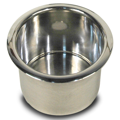 Cup Holder Spun Aluminum - Large (3 - 3 / 4")