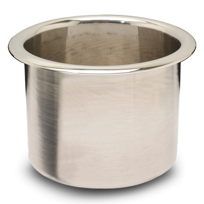 Cup Holder Spun Aluminum - Large (3 - 3 / 4")