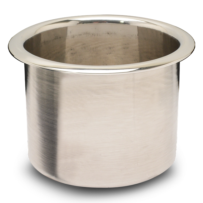 Cup Holder Spun Aluminum - Large (3 - 3 / 4")