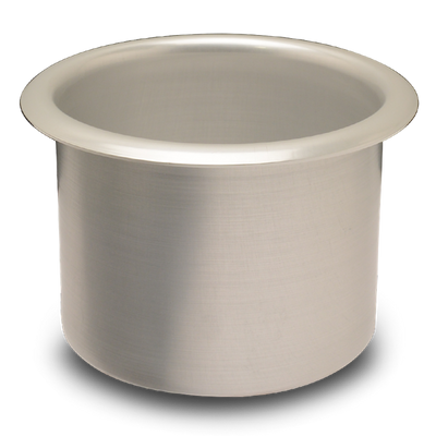 Cup Holder Spun Aluminum - Large (3 - 3 / 4")