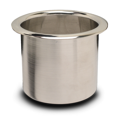Cup Holders Spun Aluminum - Medium (3 - 3 / 8")